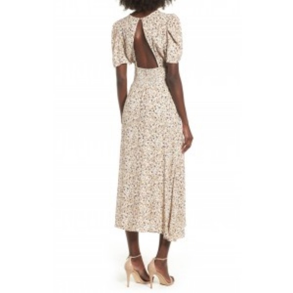 afrm lala midi dress